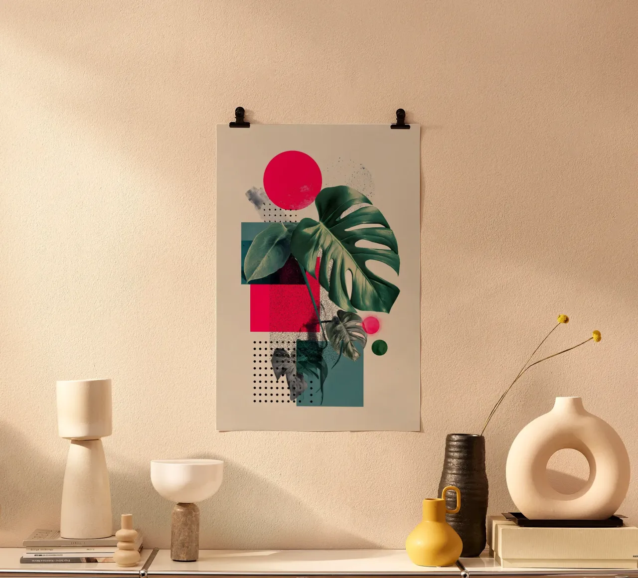 Monstera arte botanica poster da Studio Verde