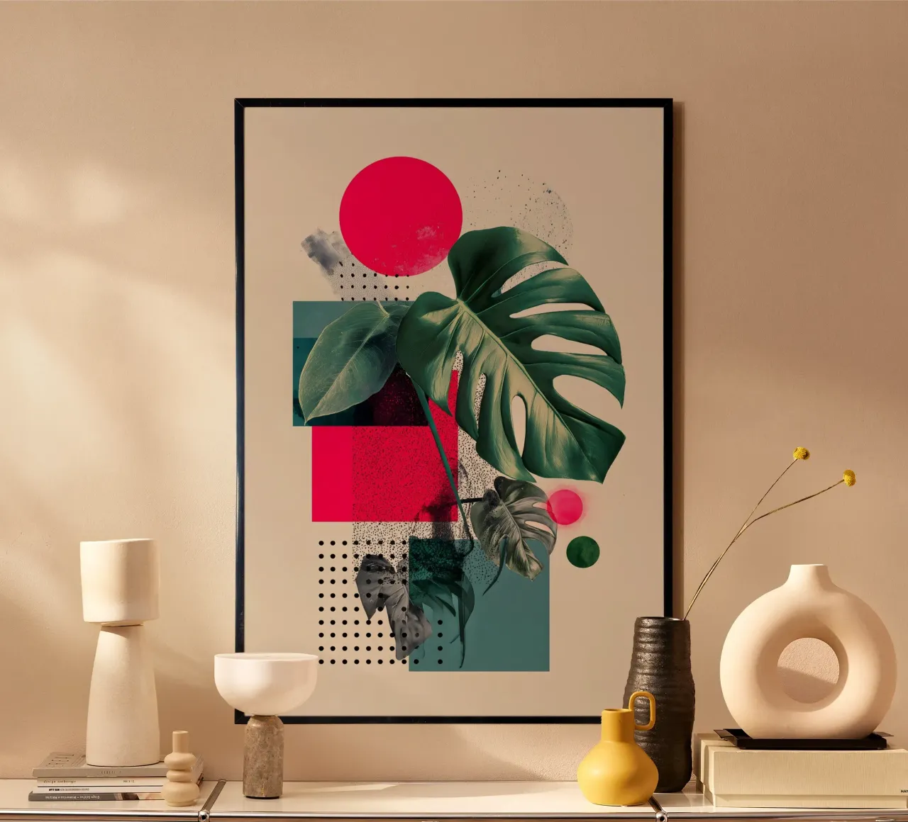 Monstera arte botanica poster da Studio Verde