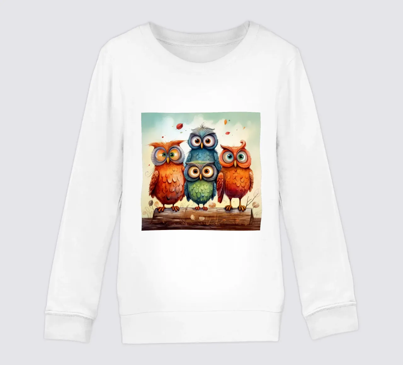 La banda dei gufi retrò felpa bambino da Funny Animals