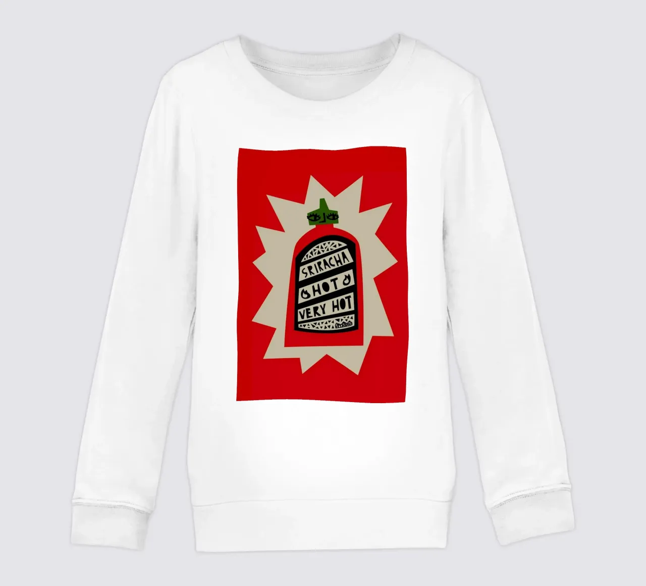 Sriracha felpa bambino da Fox & Velvet