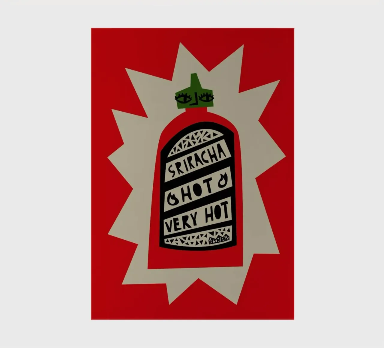 Sriracha notebook by Fox & Velvet