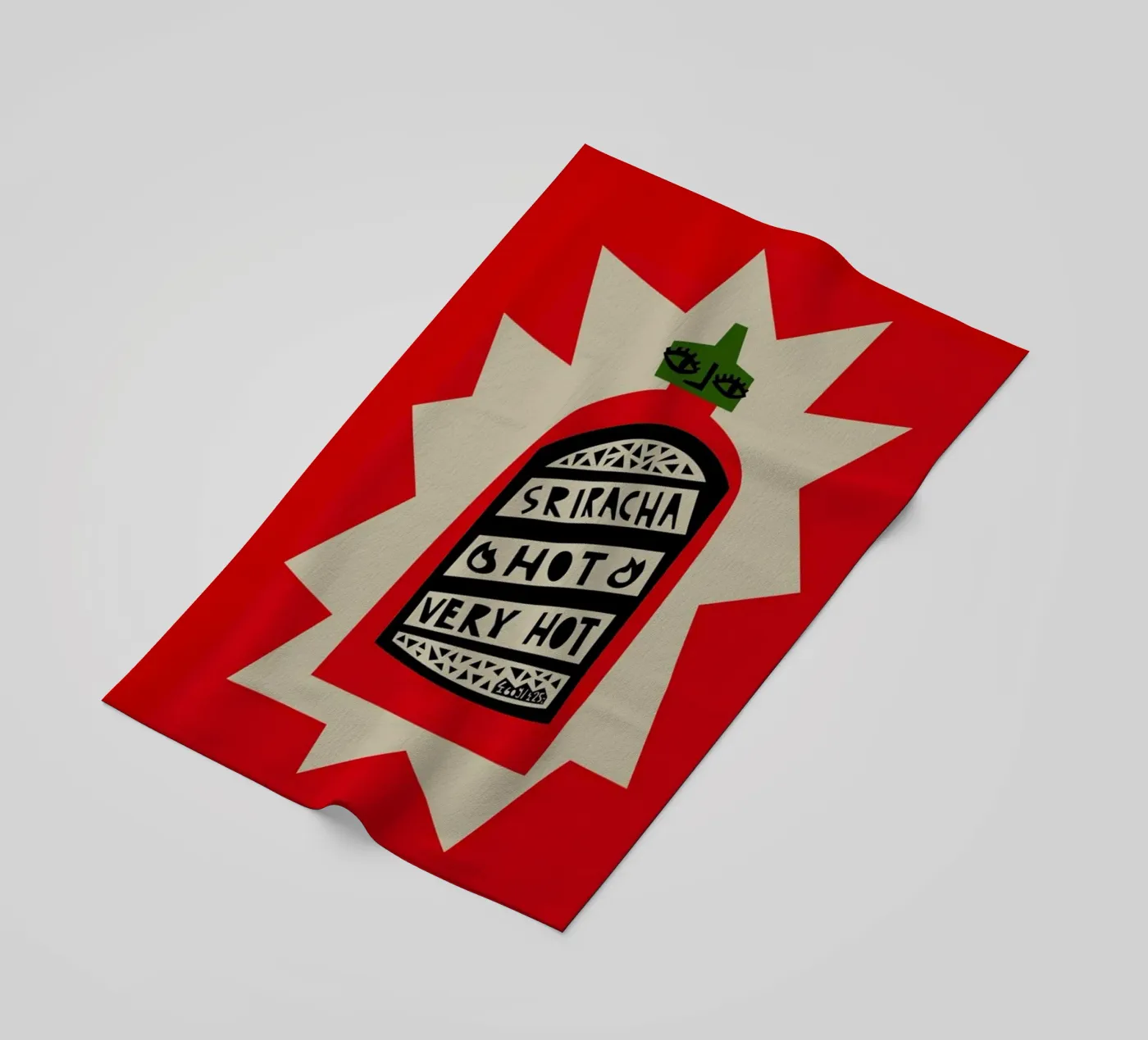 Sriracha telo mare da Fox & Velvet