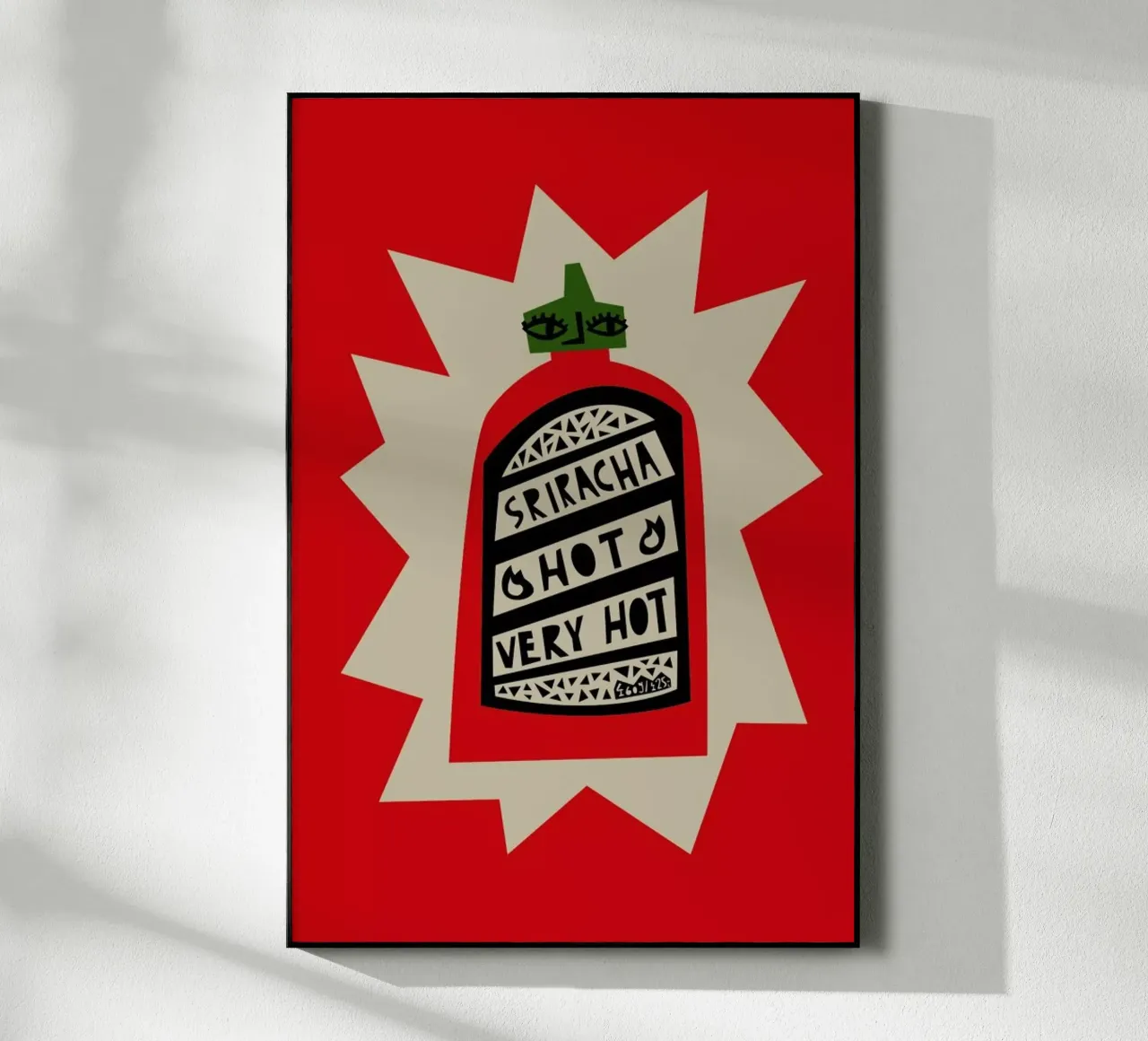 Sriracha plexiglass da Fox & Velvet