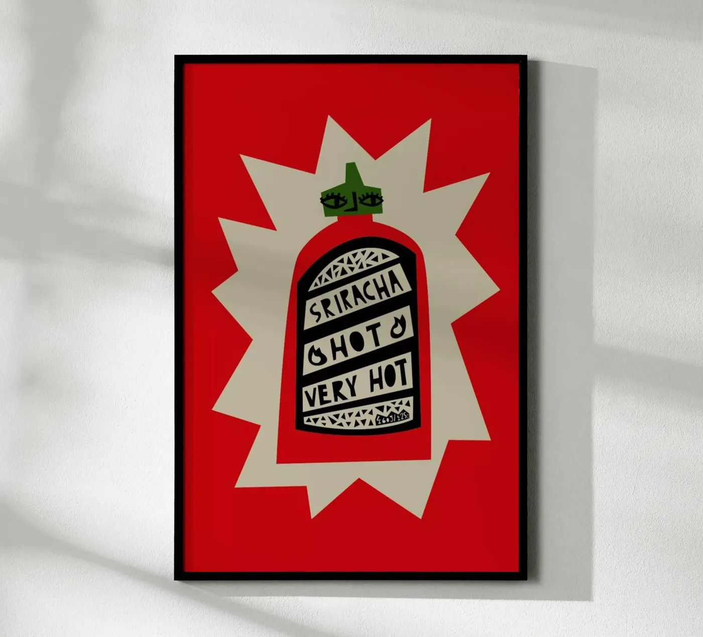 Sriracha poster by Fox & Velvet