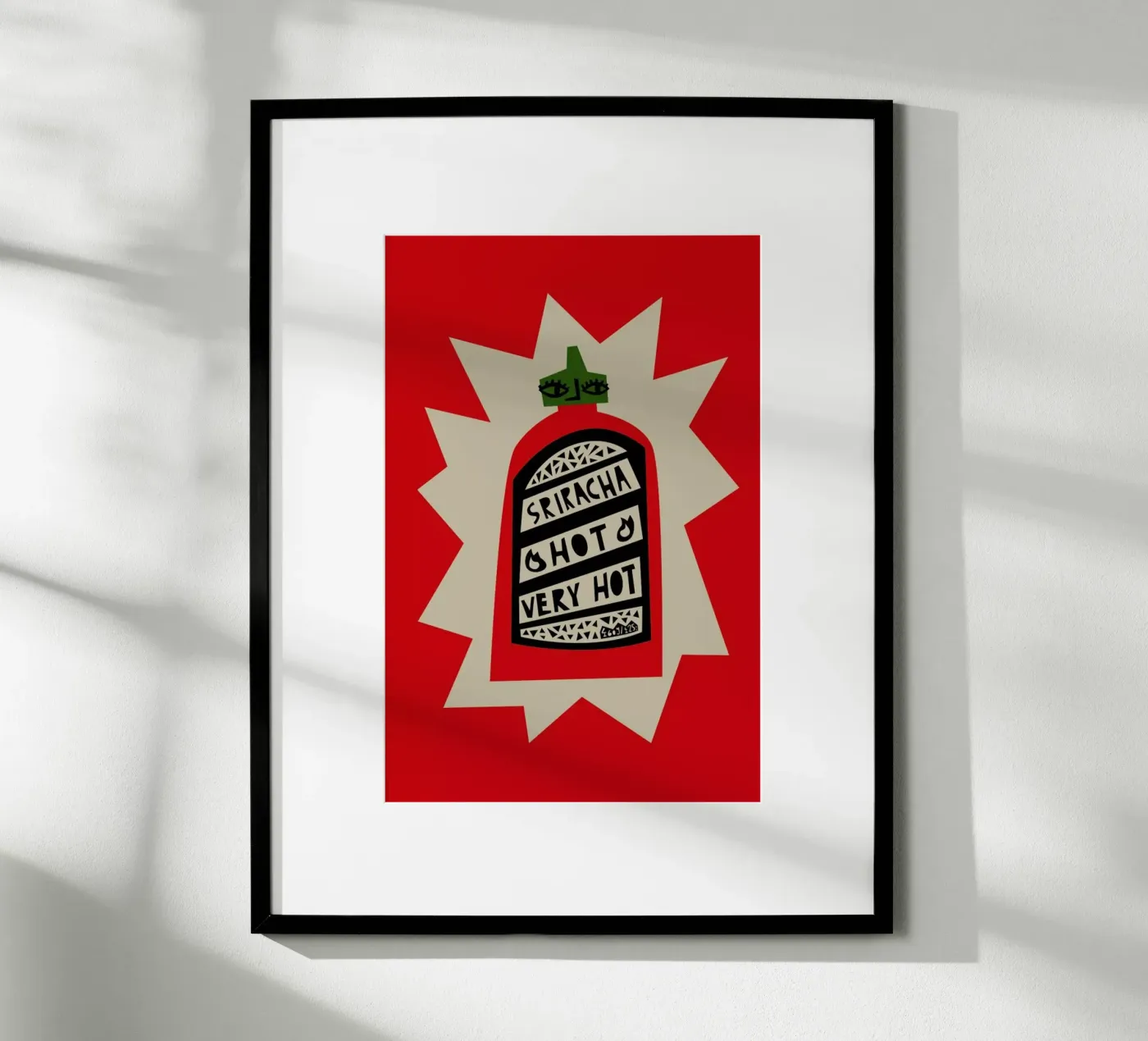Sriracha poster by Fox & Velvet