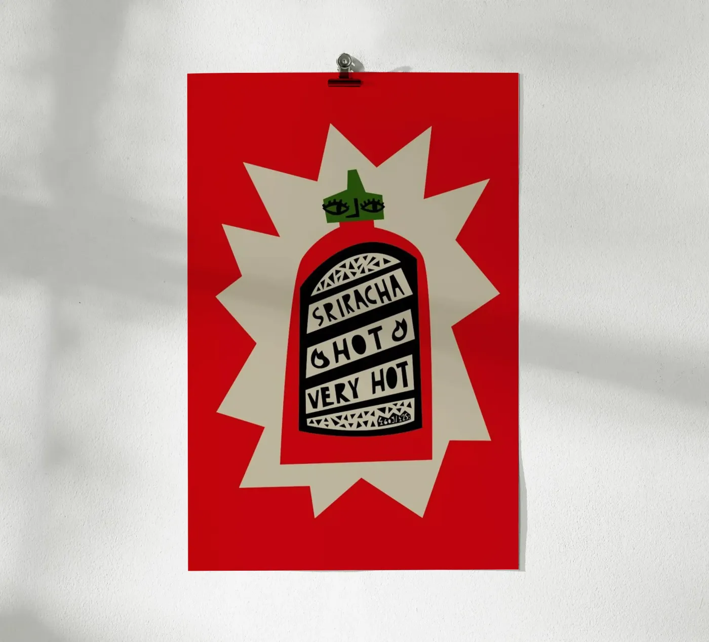 Sriracha poster by Fox & Velvet