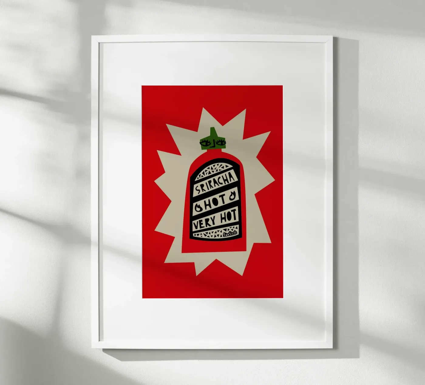 Sriracha poster by Fox & Velvet