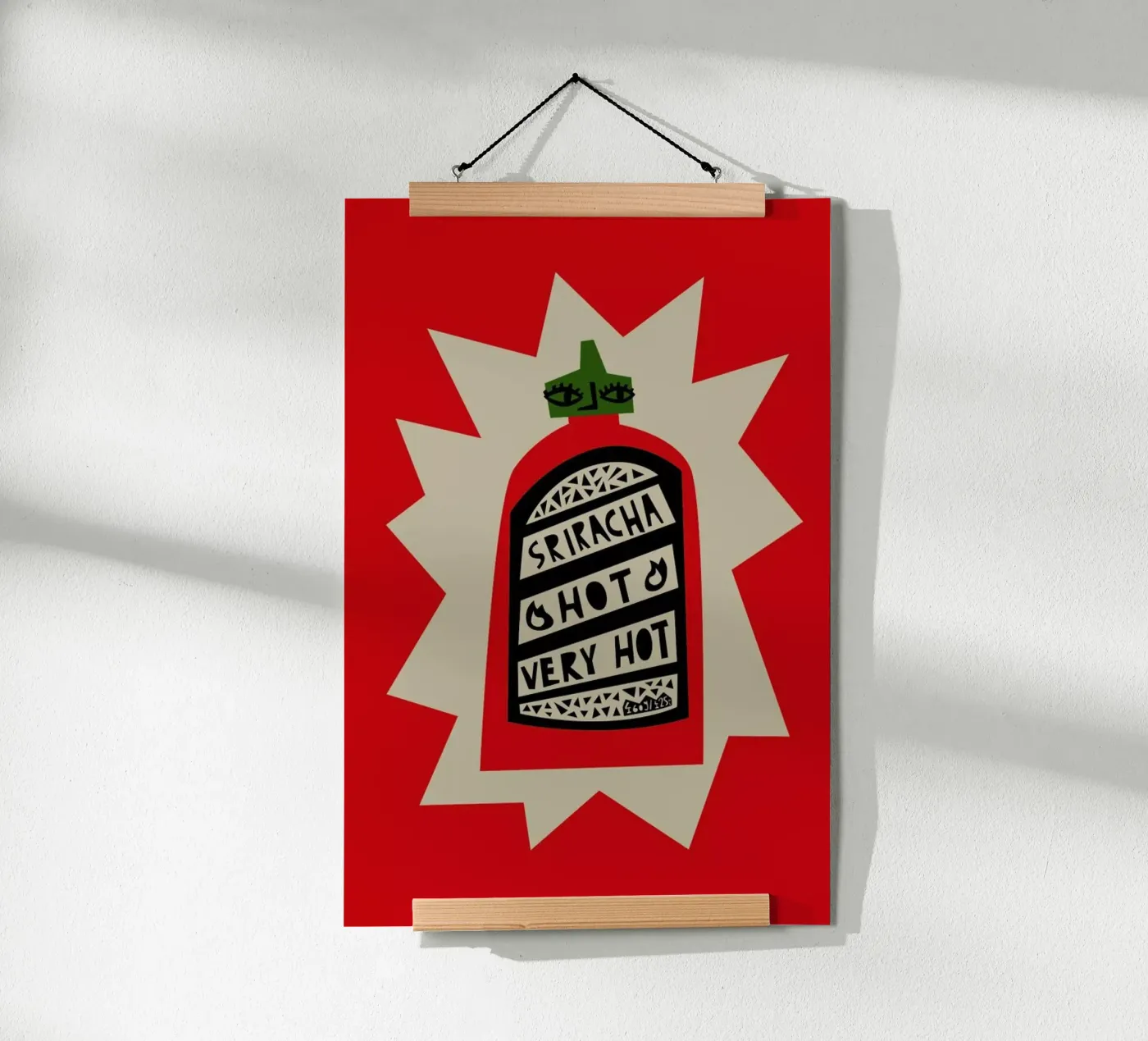 Sriracha poster by Fox & Velvet