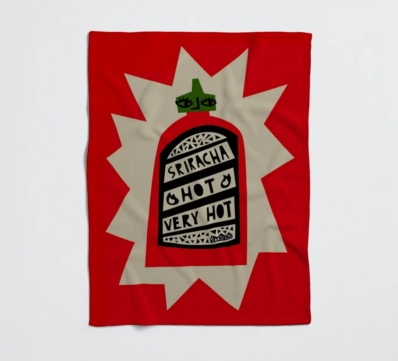 Sriracha coperta in pile da Fox & Velvet