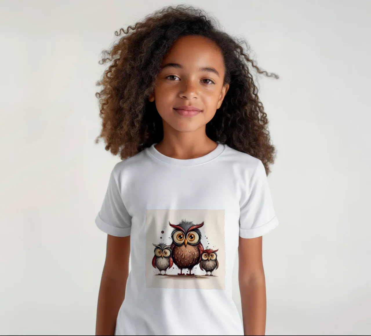Retro Uilenbende kinder t-shirt van Funny Animals