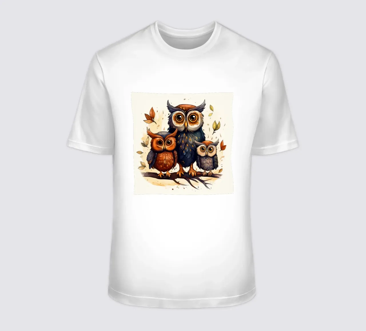Retro-Eulenbande T-Shirt von Funny Animals