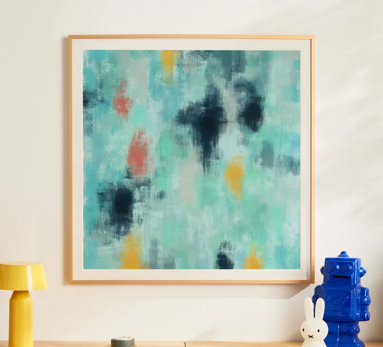 La mer poster con telaio in alluminio da Petra Lang