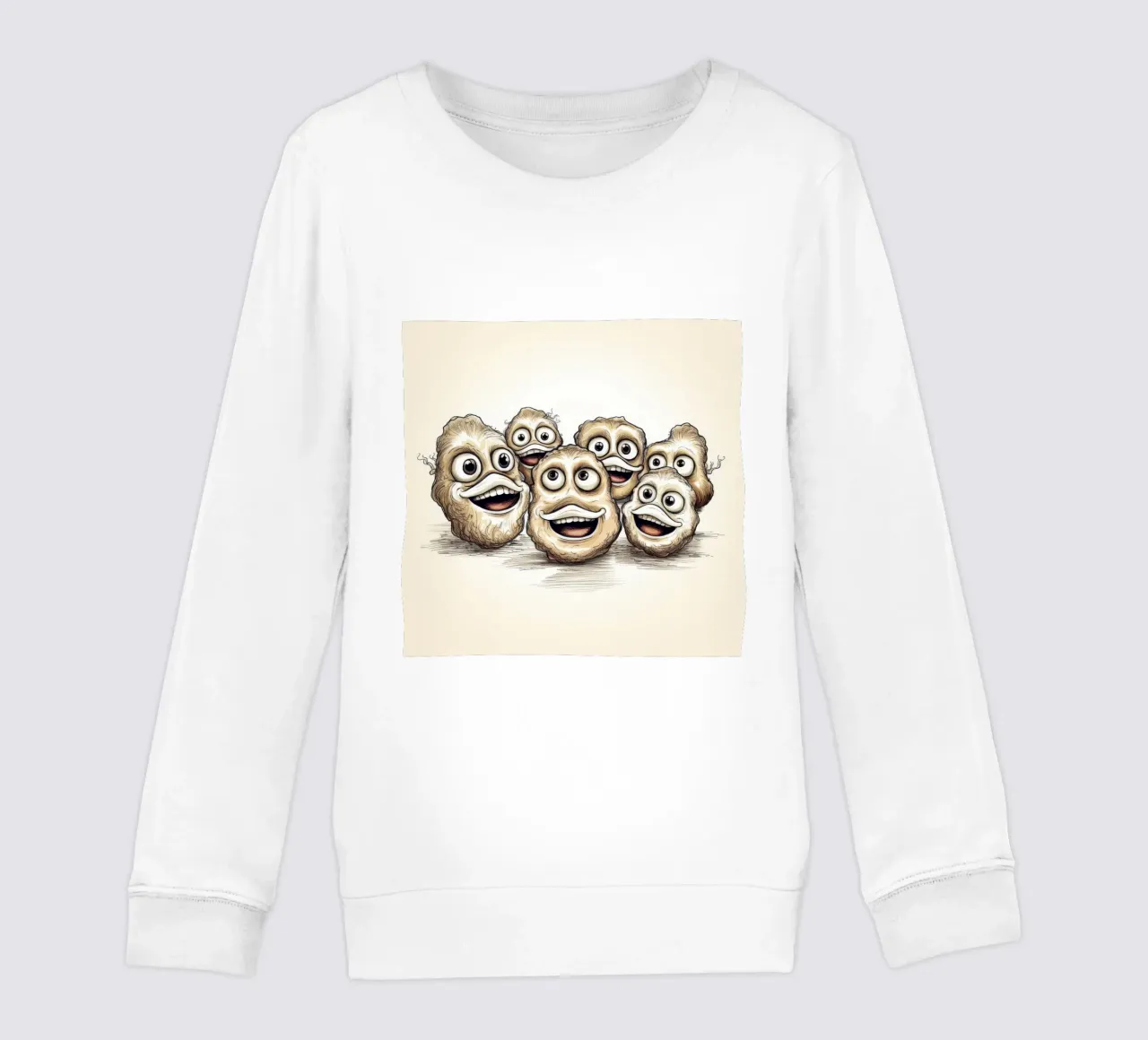 Gang di ostriche retrò felpa bambino da Funny Animals