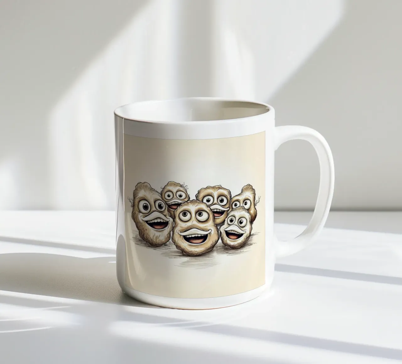 Gang di ostriche retrò tazza in ceramica da Funny Animals