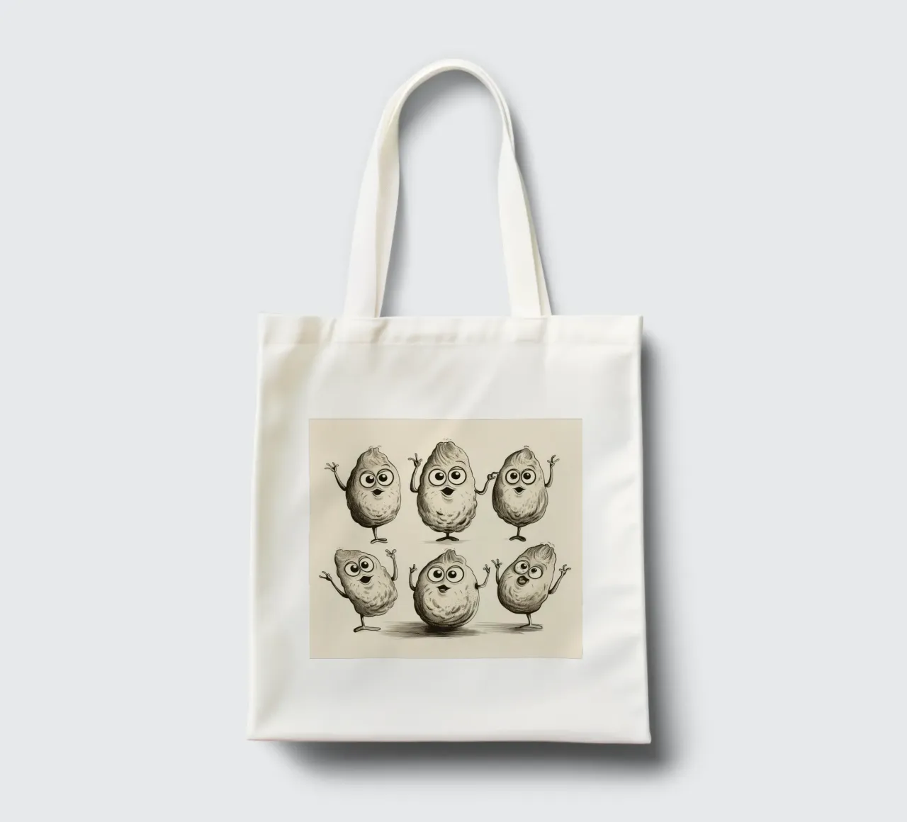 Retro Oyster Gang Jutebeutel von Funny Animals