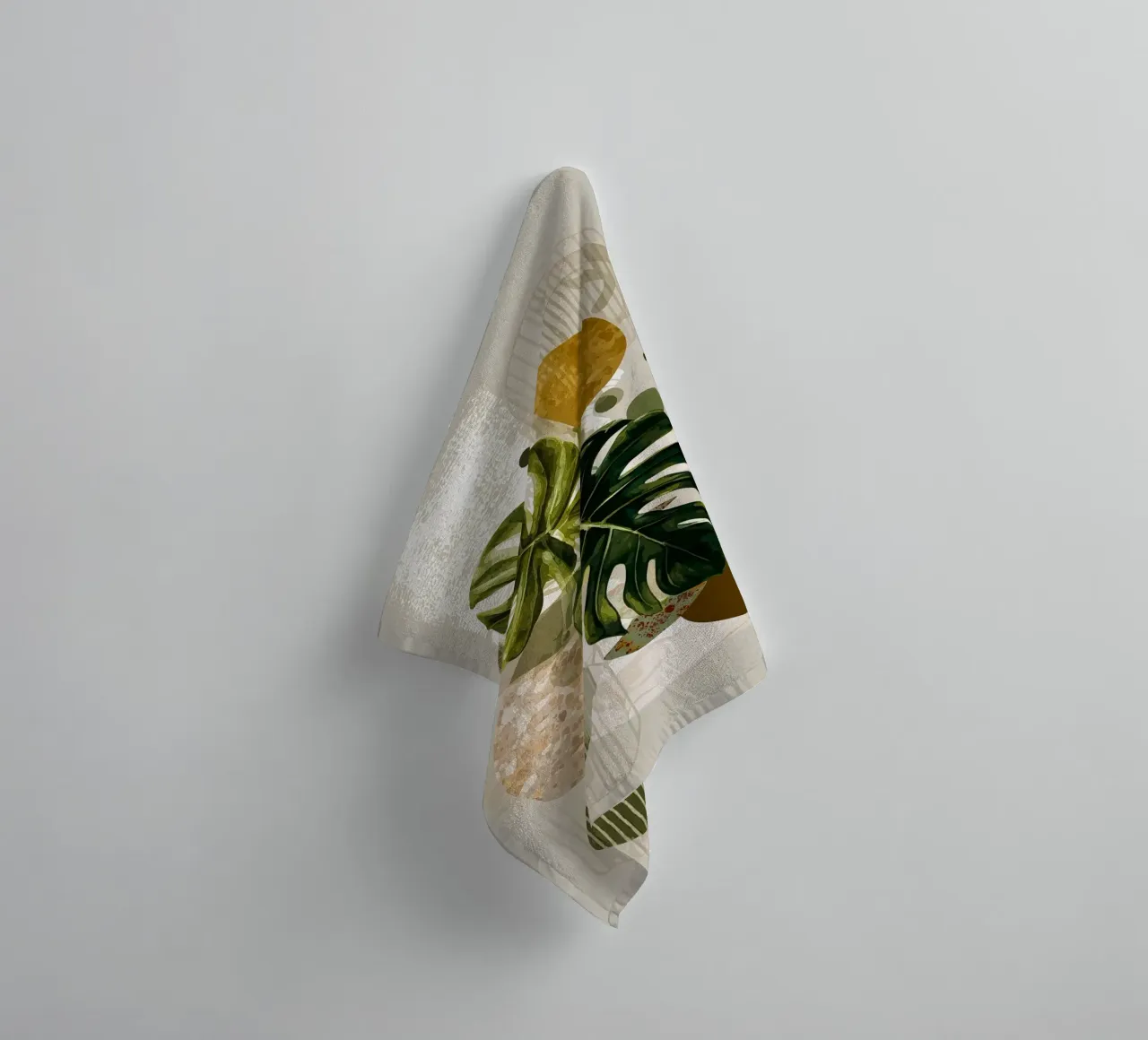 Monstera Botany Art towel by Studio Verde