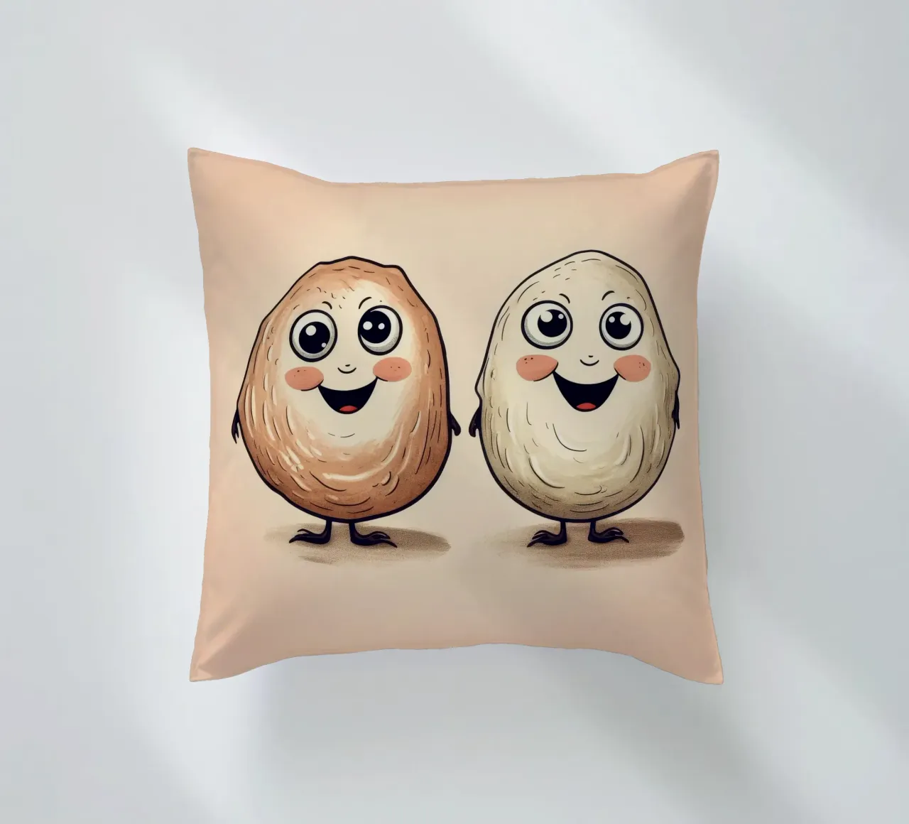Duo di ostriche retrò cuscino da Funny Animals