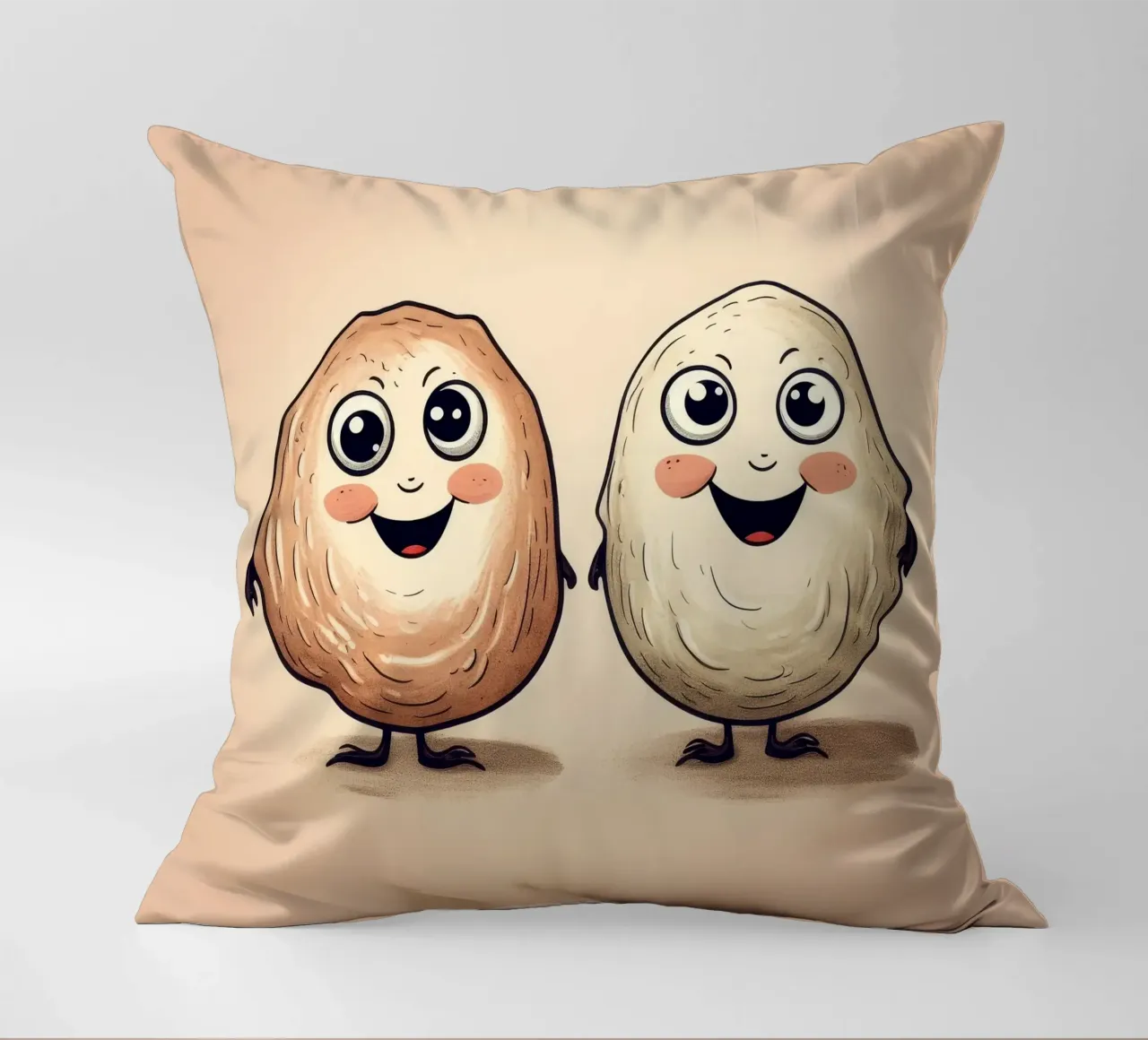 Duo di ostriche retrò cuscino da Funny Animals