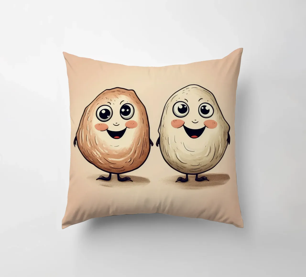 Duo di ostriche retrò cuscino da Funny Animals