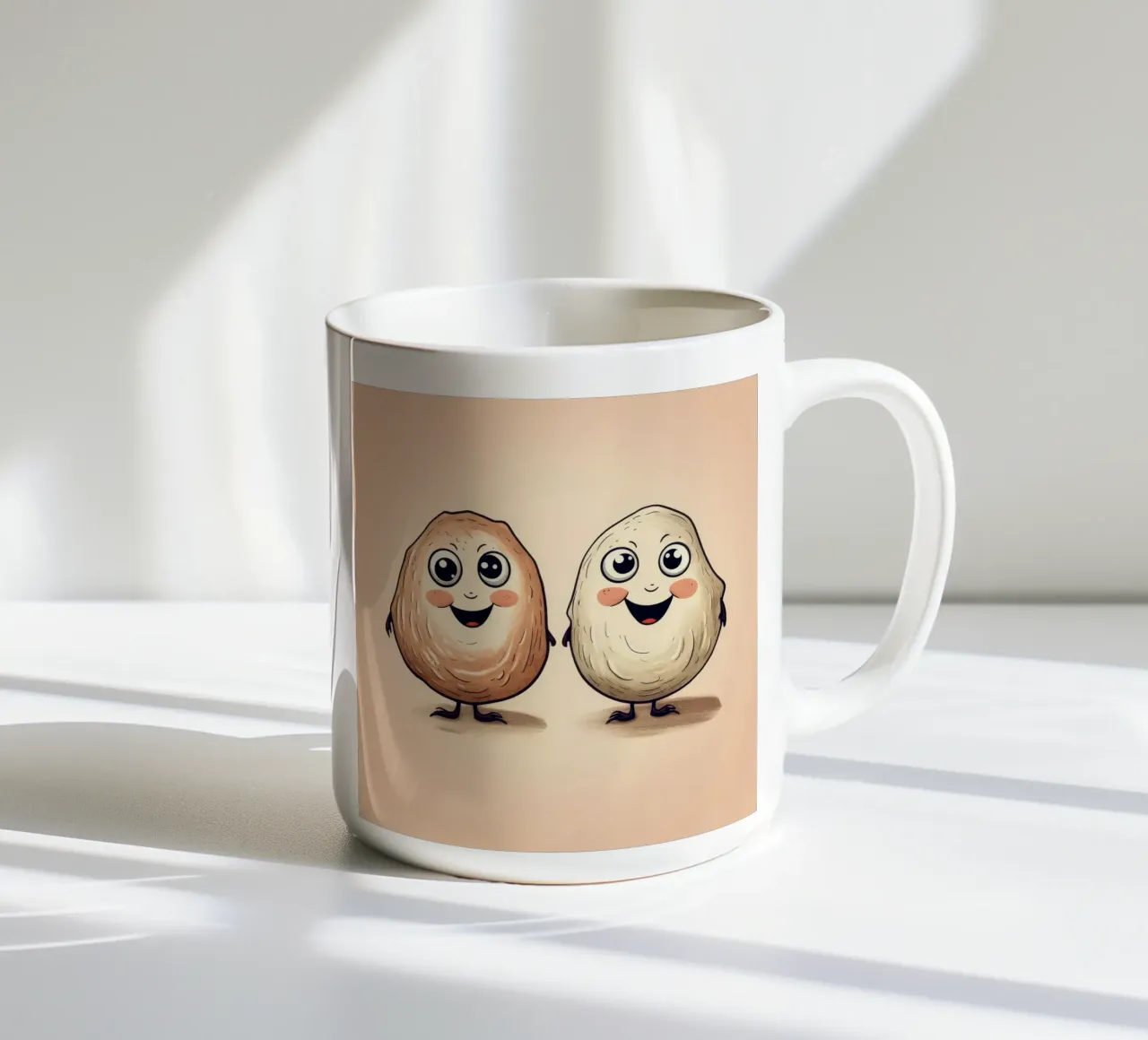 Duo di ostriche retrò tazza in ceramica da Funny Animals