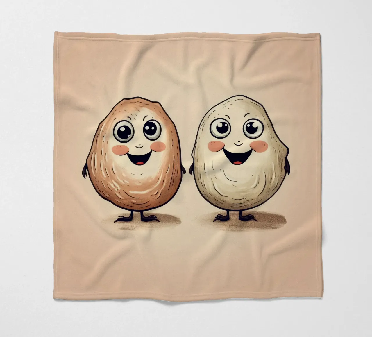 Duo di ostriche retrò coperta in pile da Funny Animals
