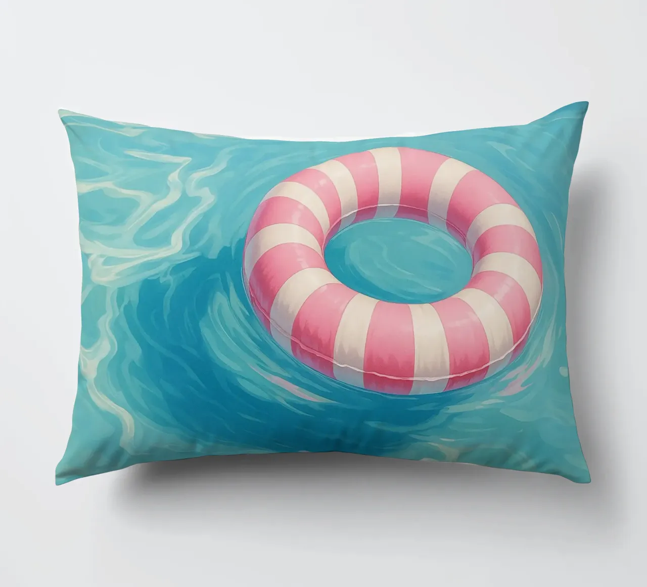 Swim Ring decorative cushion by Attaboy Dsgn