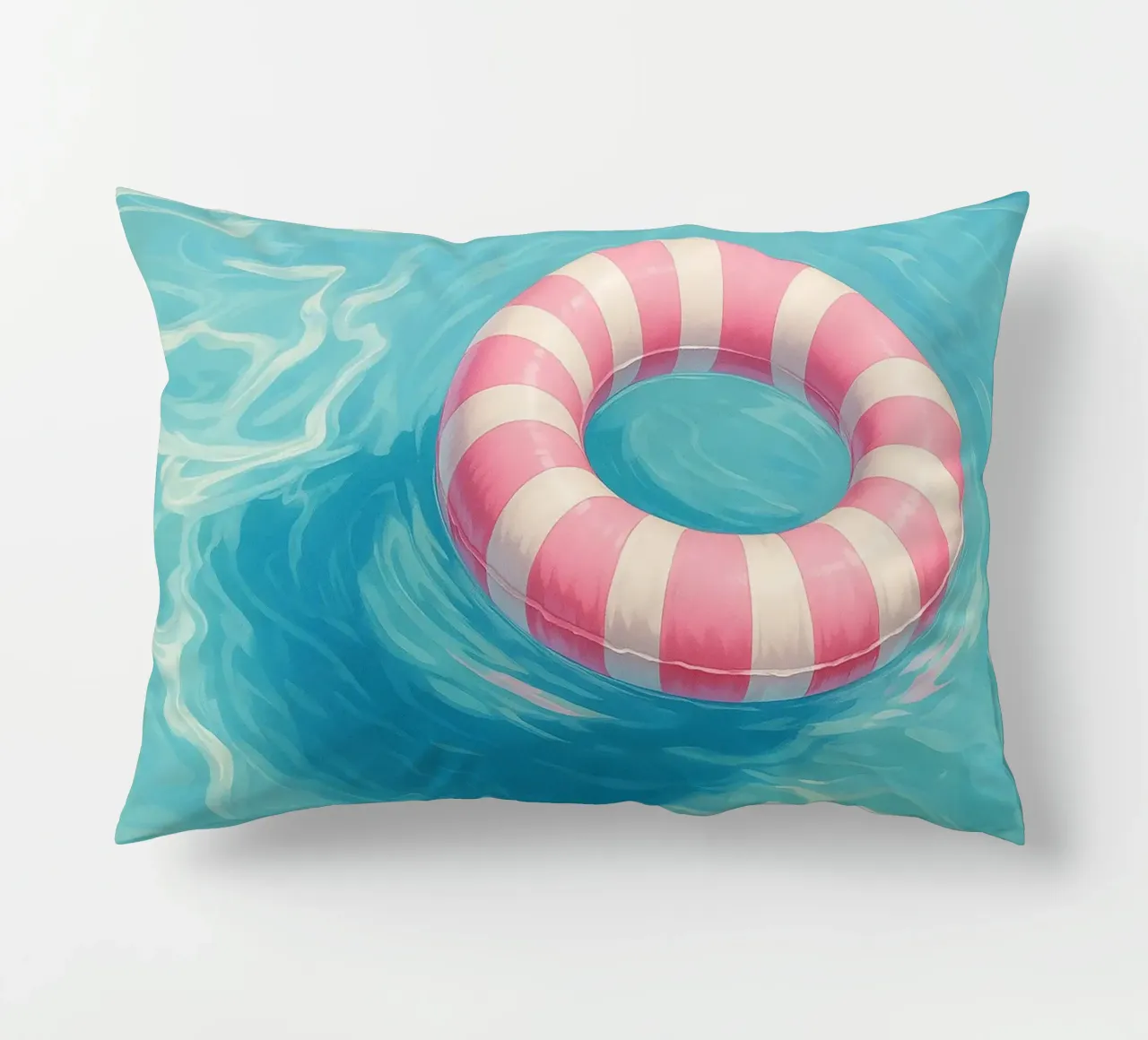 Swim Ring decorative cushion by Attaboy Dsgn