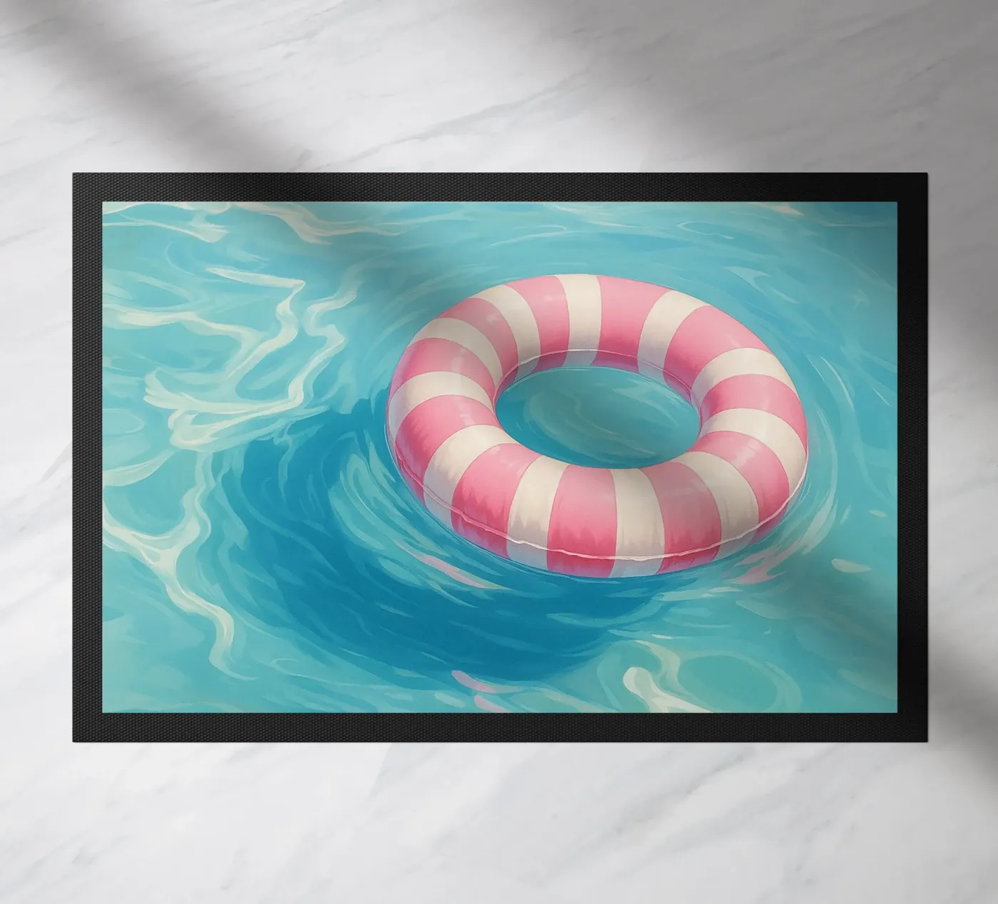 Swim Ring doormat by Attaboy Dsgn