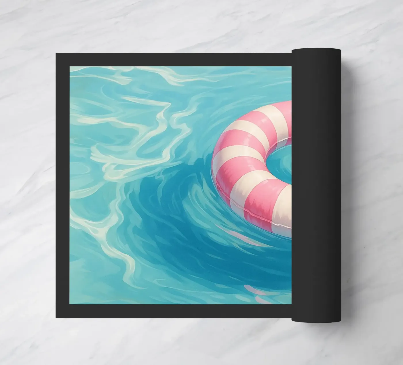 Swim Ring doormat by Attaboy Dsgn