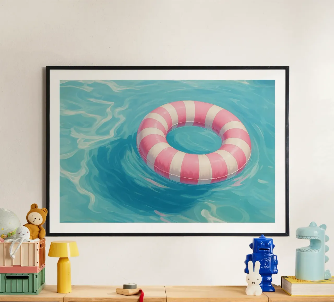Swim Ring poster by Attaboy Dsgn