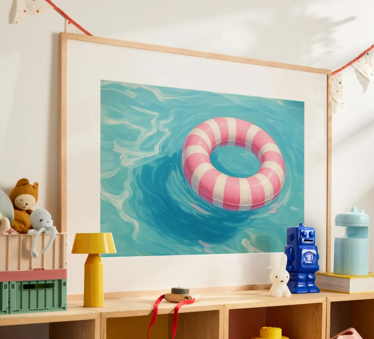 Swim Ring poster by Attaboy Dsgn