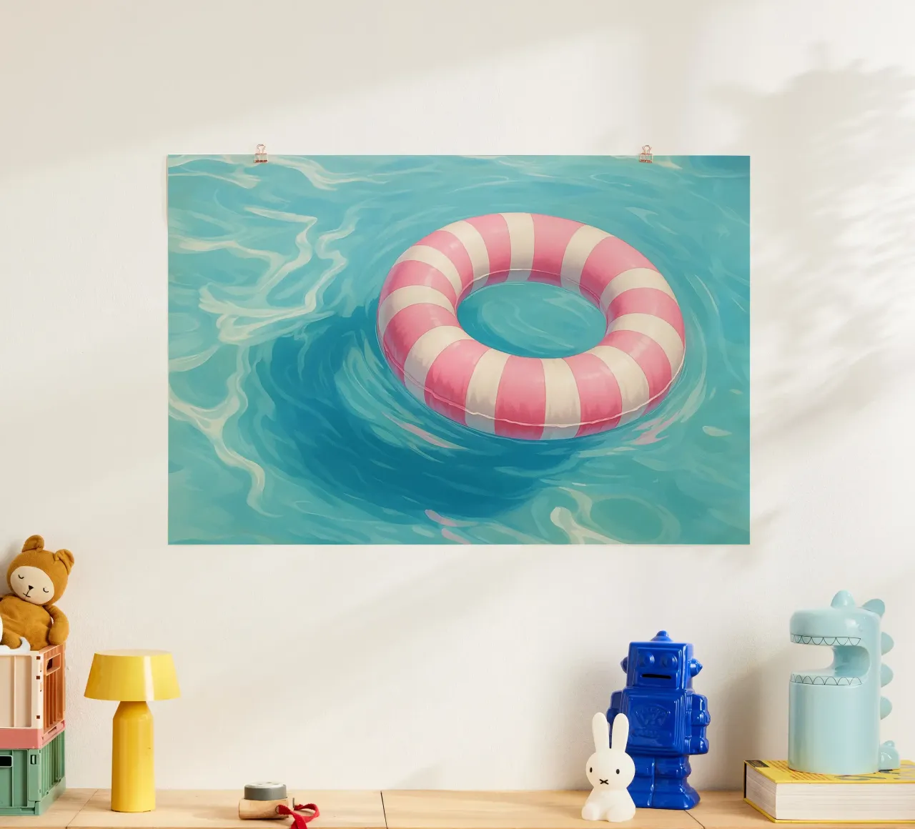 Swim Ring poster by Attaboy Dsgn