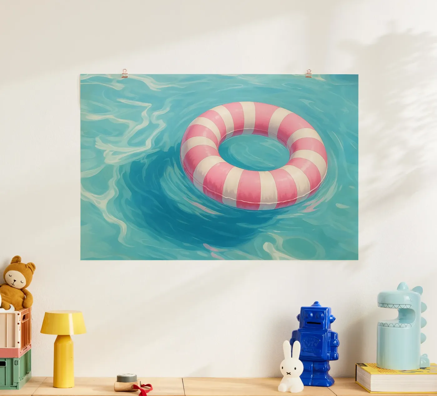 Swim Ring poster by Attaboy Dsgn
