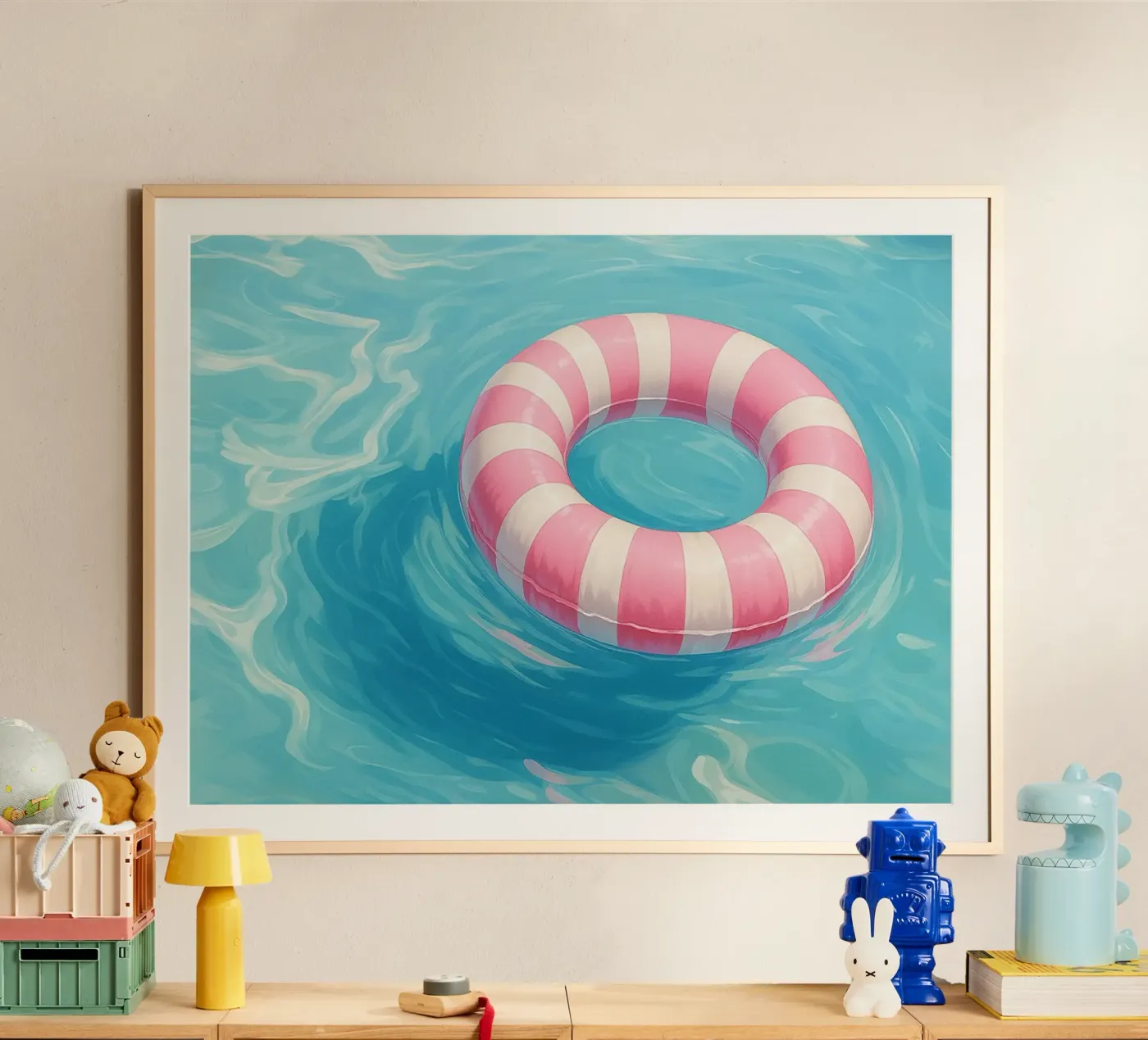 Swim Ring poster by Attaboy Dsgn