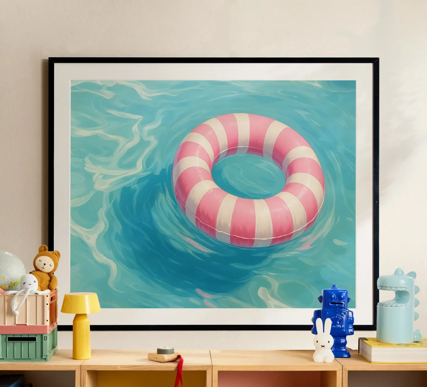 Swim Ring poster by Attaboy Dsgn