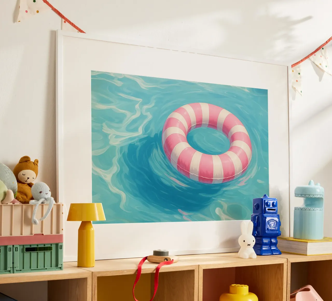 Swim Ring poster by Attaboy Dsgn