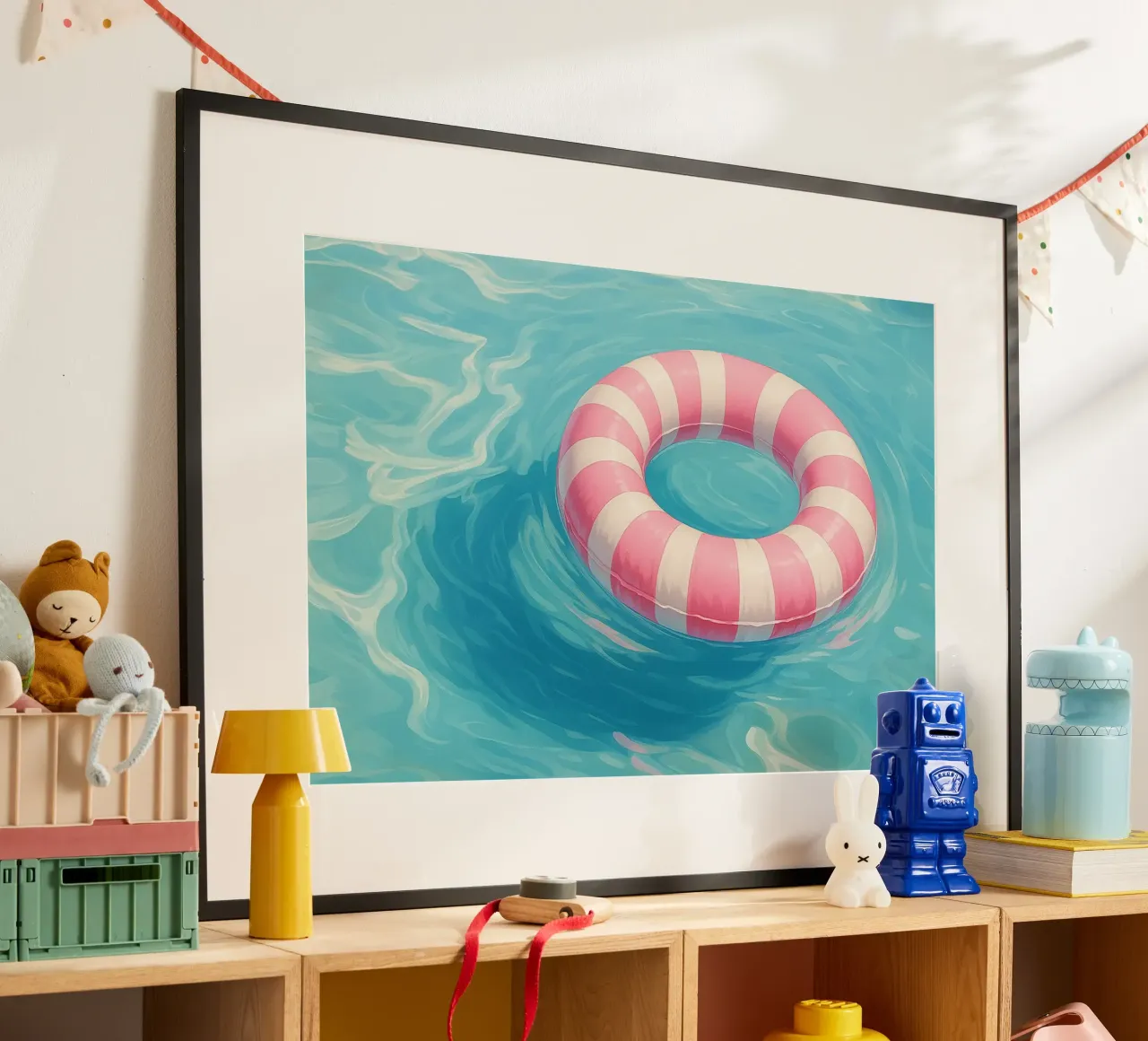 Swim Ring poster by Attaboy Dsgn