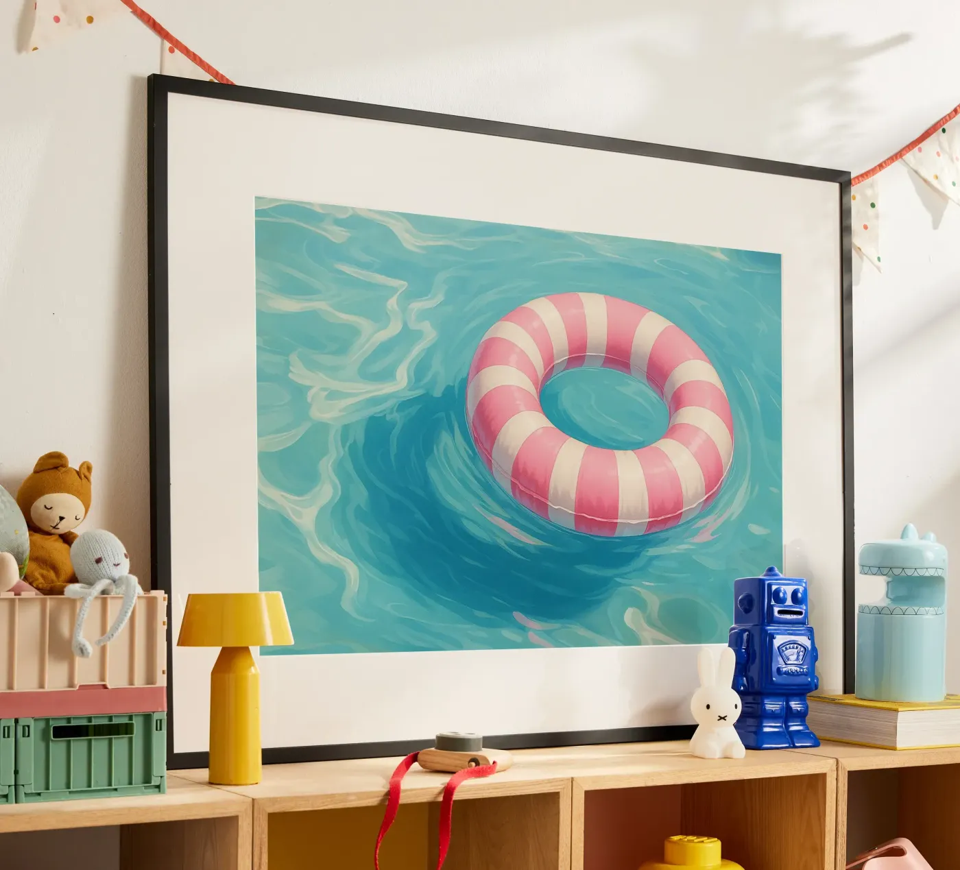Swim Ring poster by Attaboy Dsgn