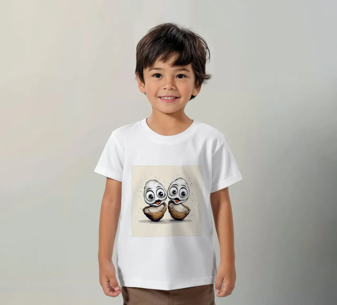 Retro Oyster Duo t-shirt enfant de Funny Animals