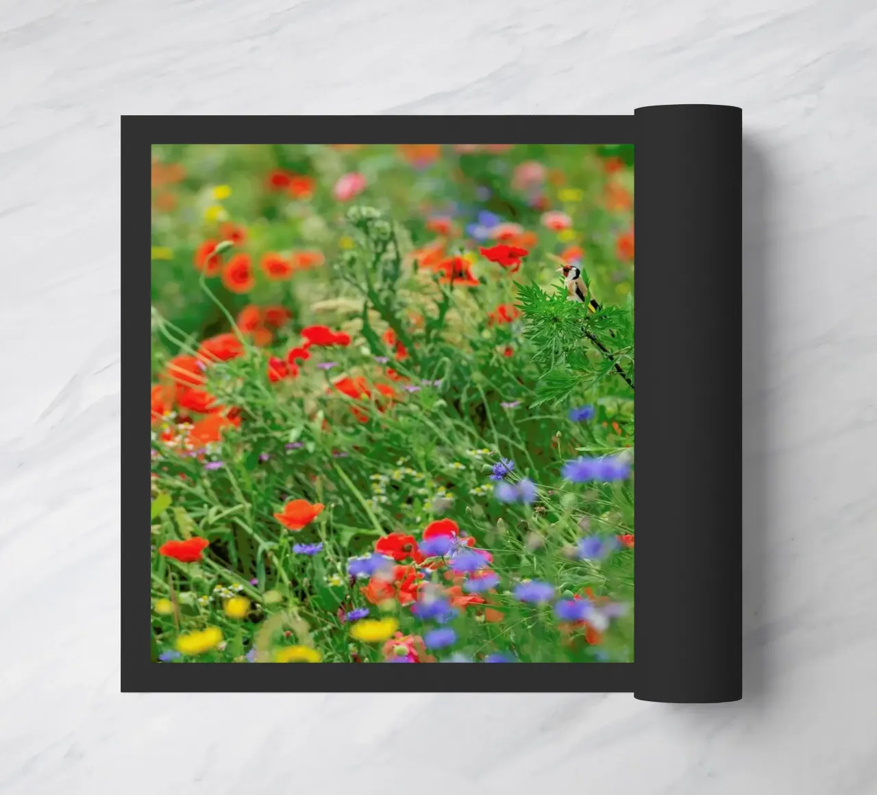Wild Flowerfield doormat by Curious Collections by Marielle Leenders