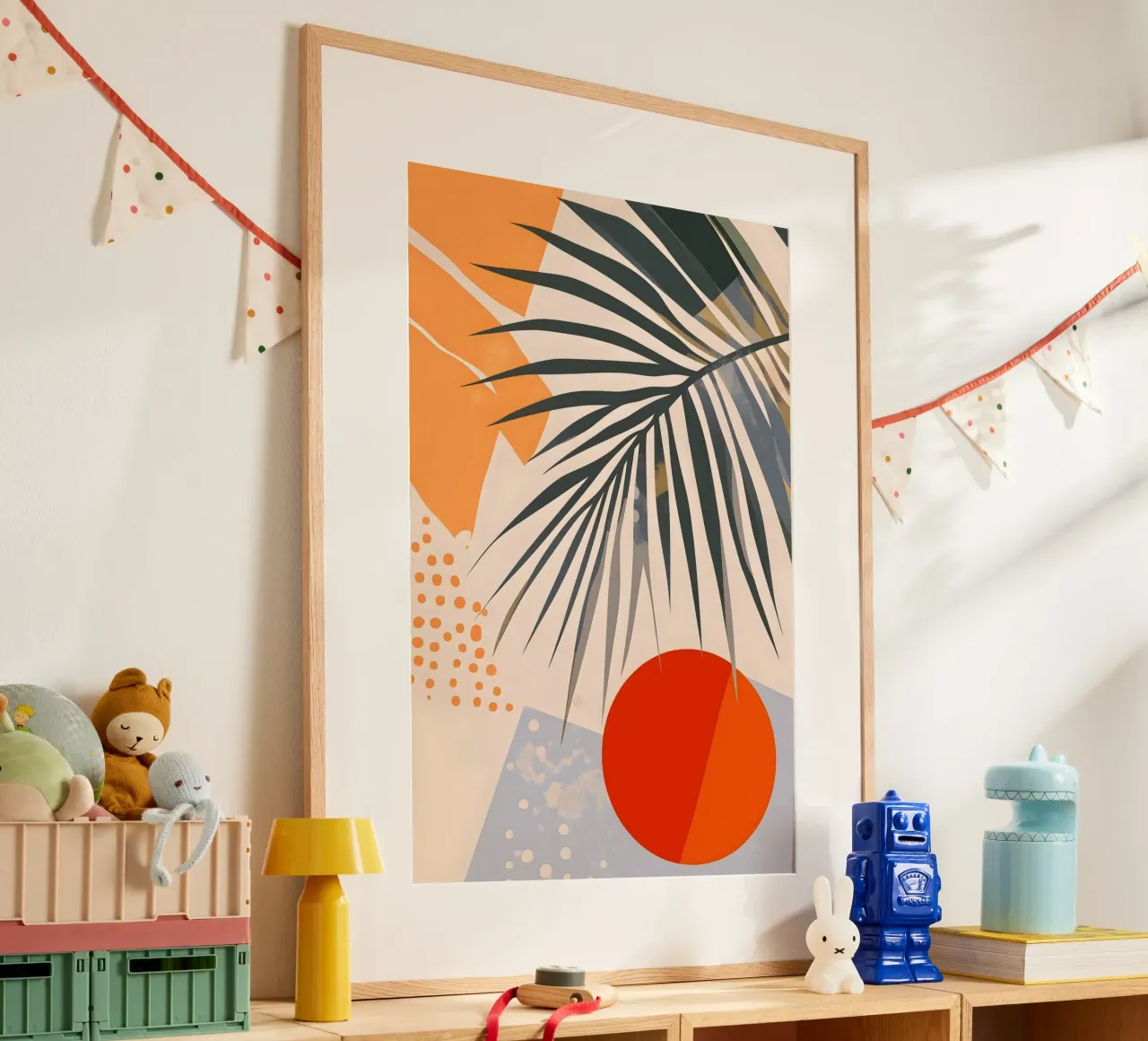 Palm leaves art hahnemühle by Studio Verde