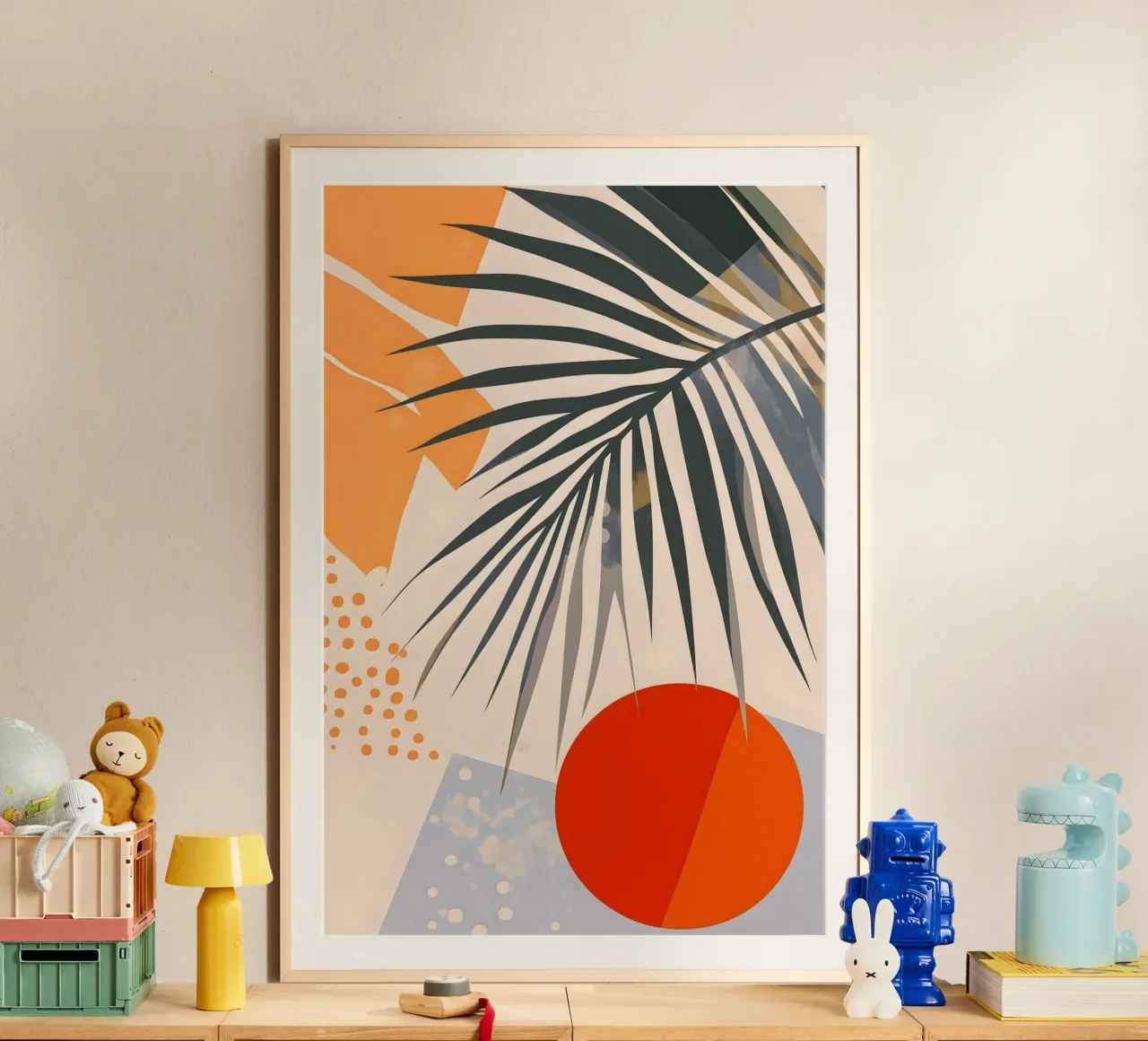 Palm leaves art hahnemühle by Studio Verde