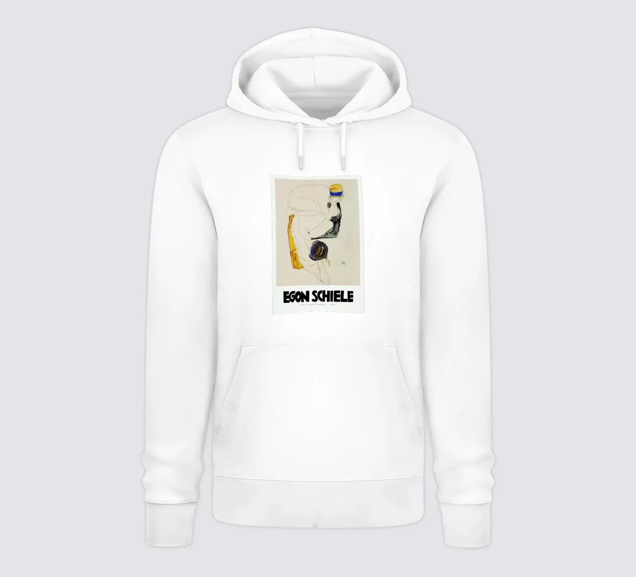 Schiele - Two Lying Figures II Hoodie von Vintage by JUNIQE