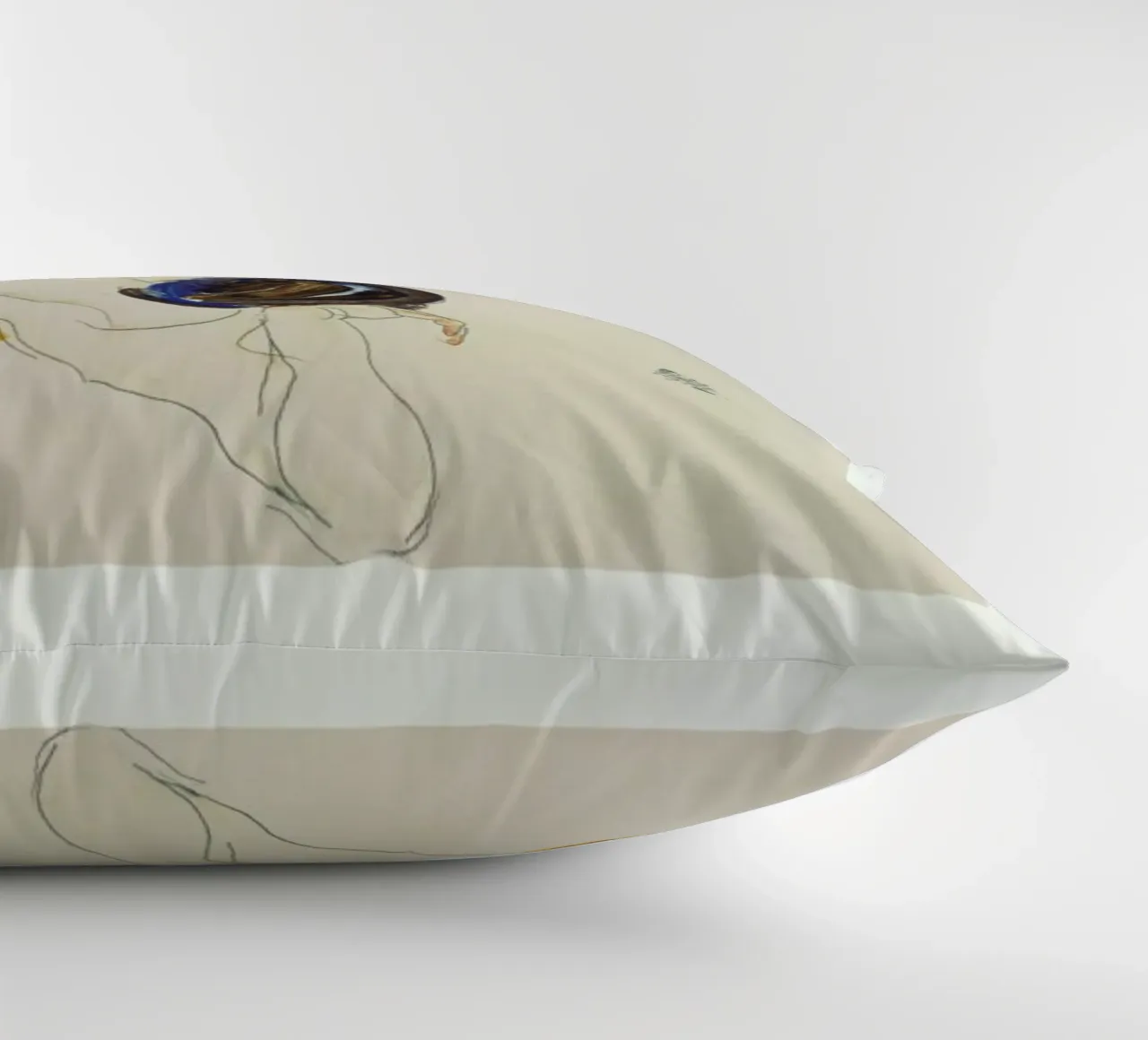 Schiele - Two Lying Figures II cuscino da Vintage by JUNIQE