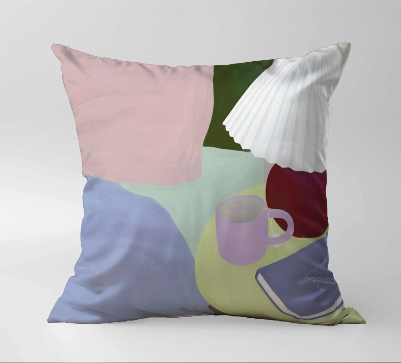 Sleep Well decorative cushion by Frauke Schyroki