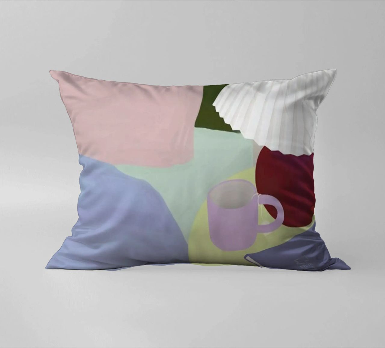 Sleep Well decorative cushion by Frauke Schyroki
