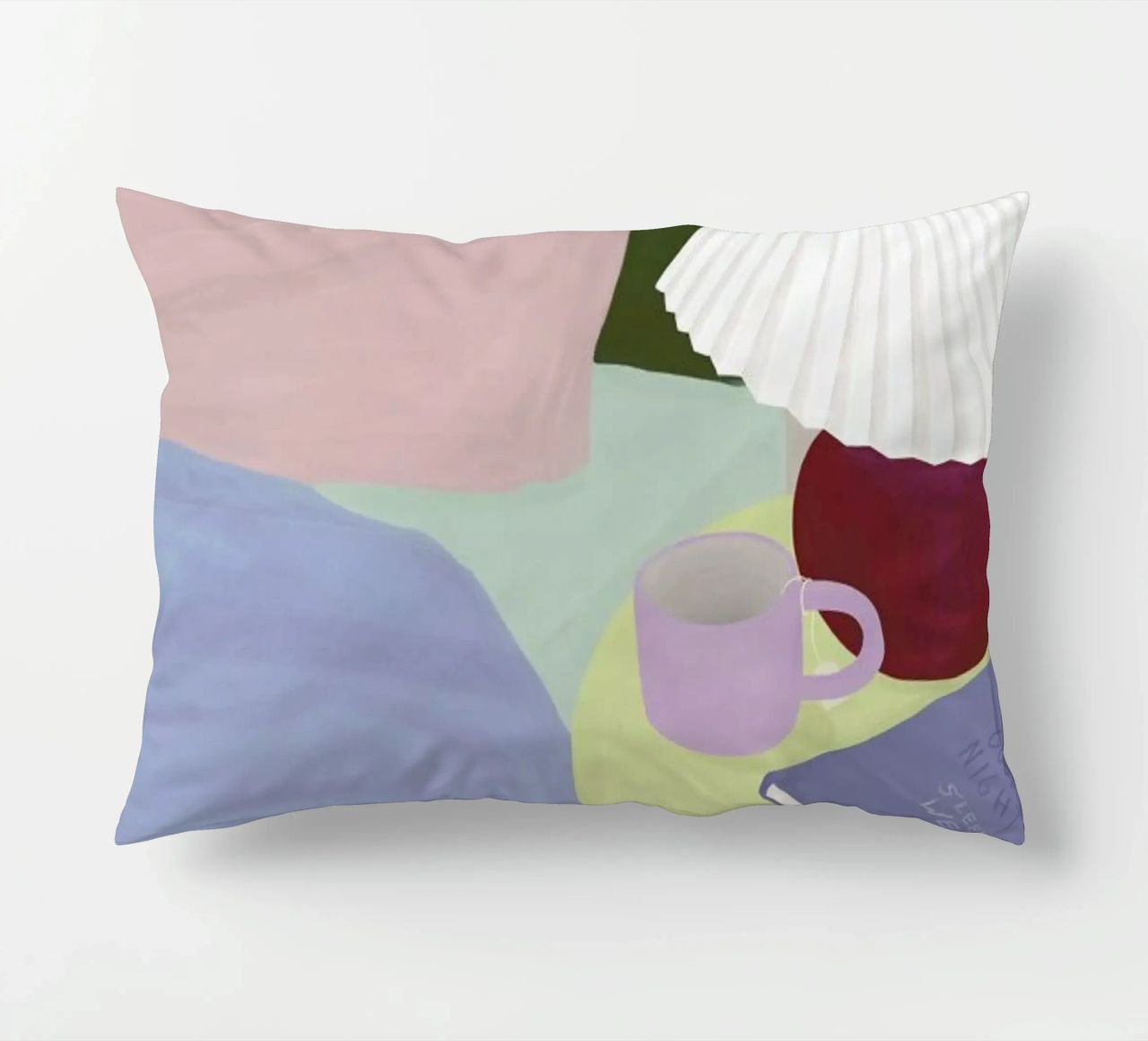 Sleep Well decorative cushion by Frauke Schyroki