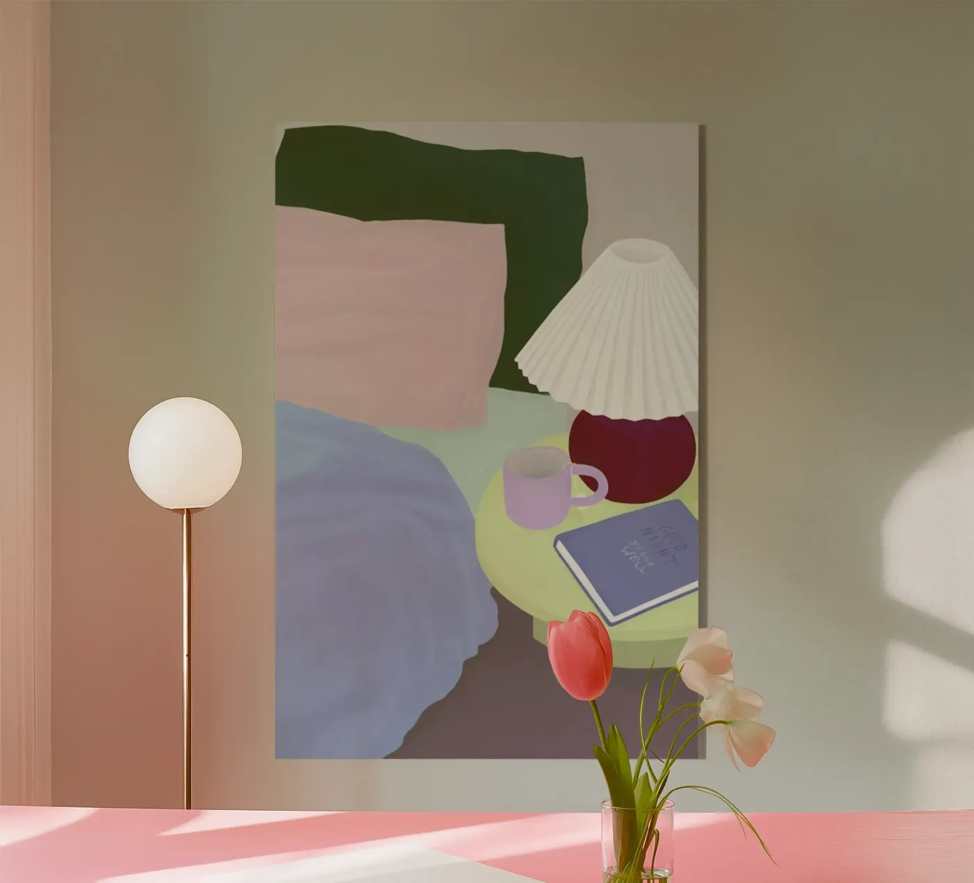 Sleep Well acrylic glass by Frauke Schyroki