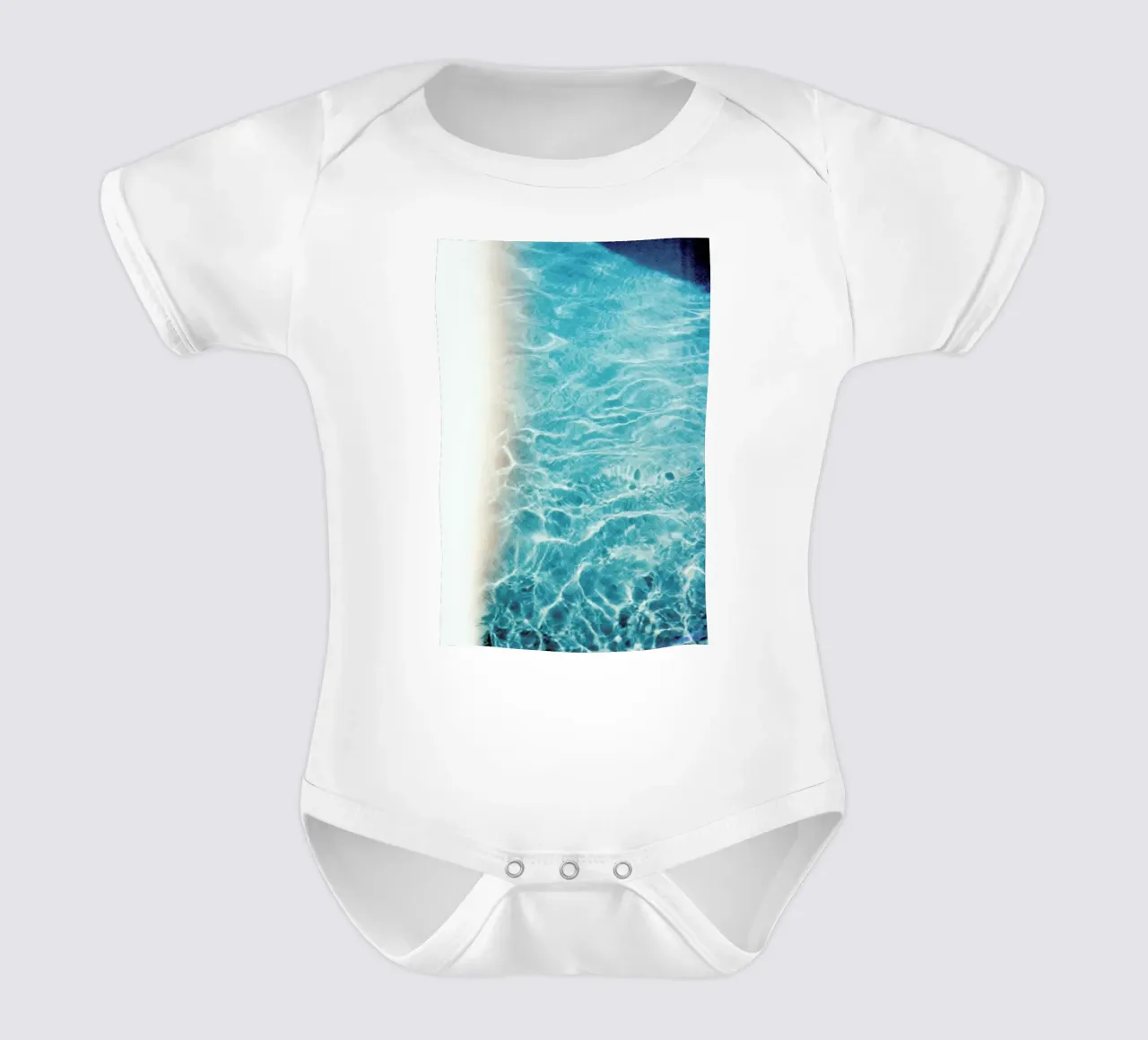 Analog Series Pool In Summer body neonato maniche corte da Sebastian Hilgetag