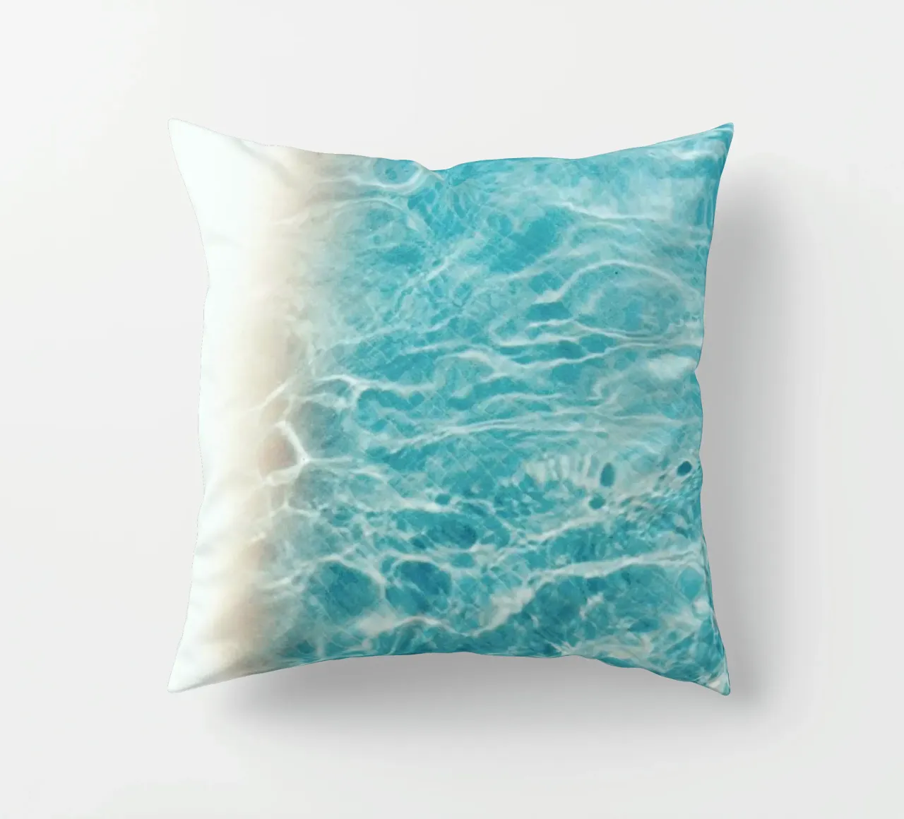 Analog Series Pool In Summer cuscino da Sebastian Hilgetag